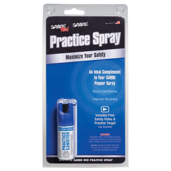 Practice Pepper Spray, Slide Retention (Blue) - Salomon Firearms Training